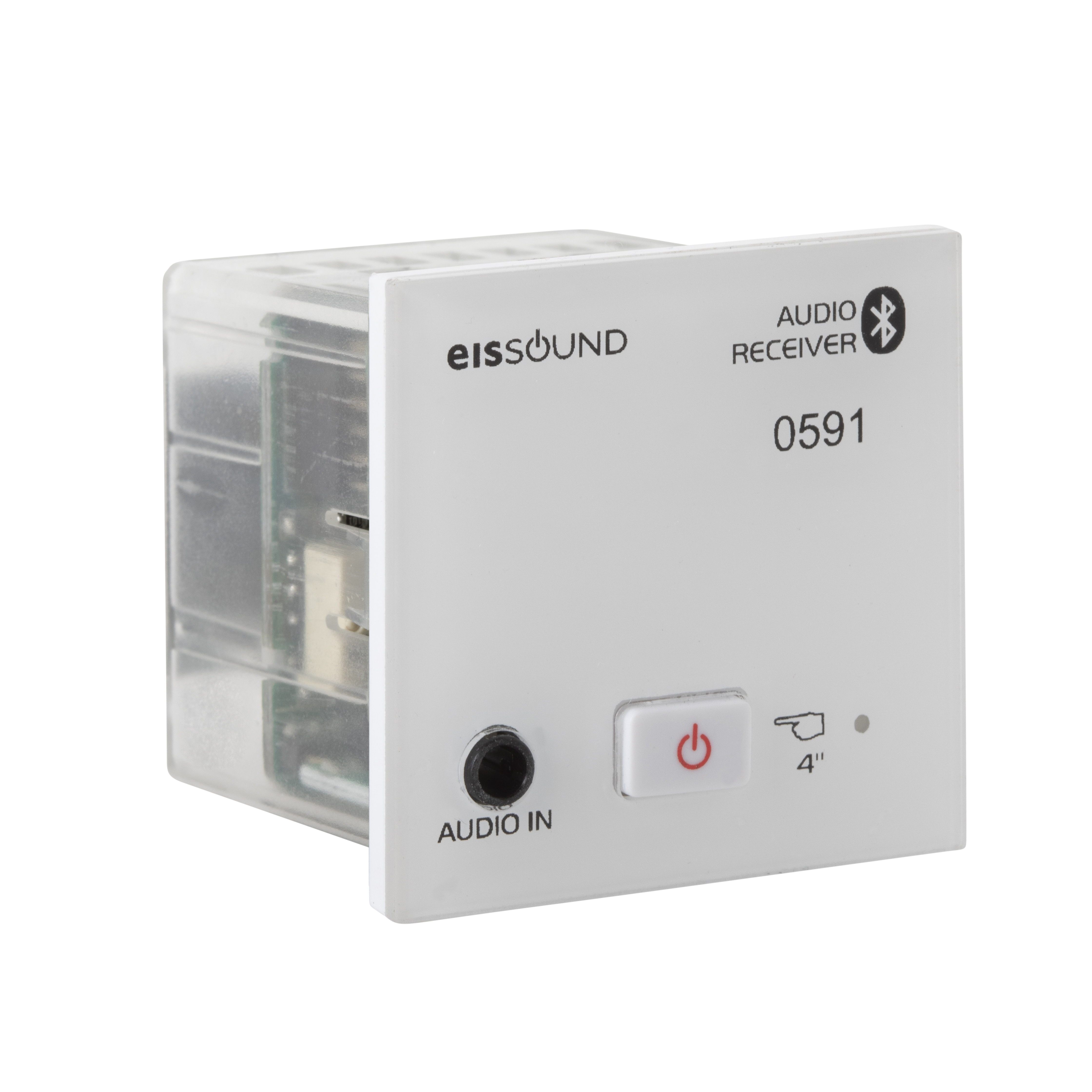 EIS In-Wall BT Audio Rec Hvit