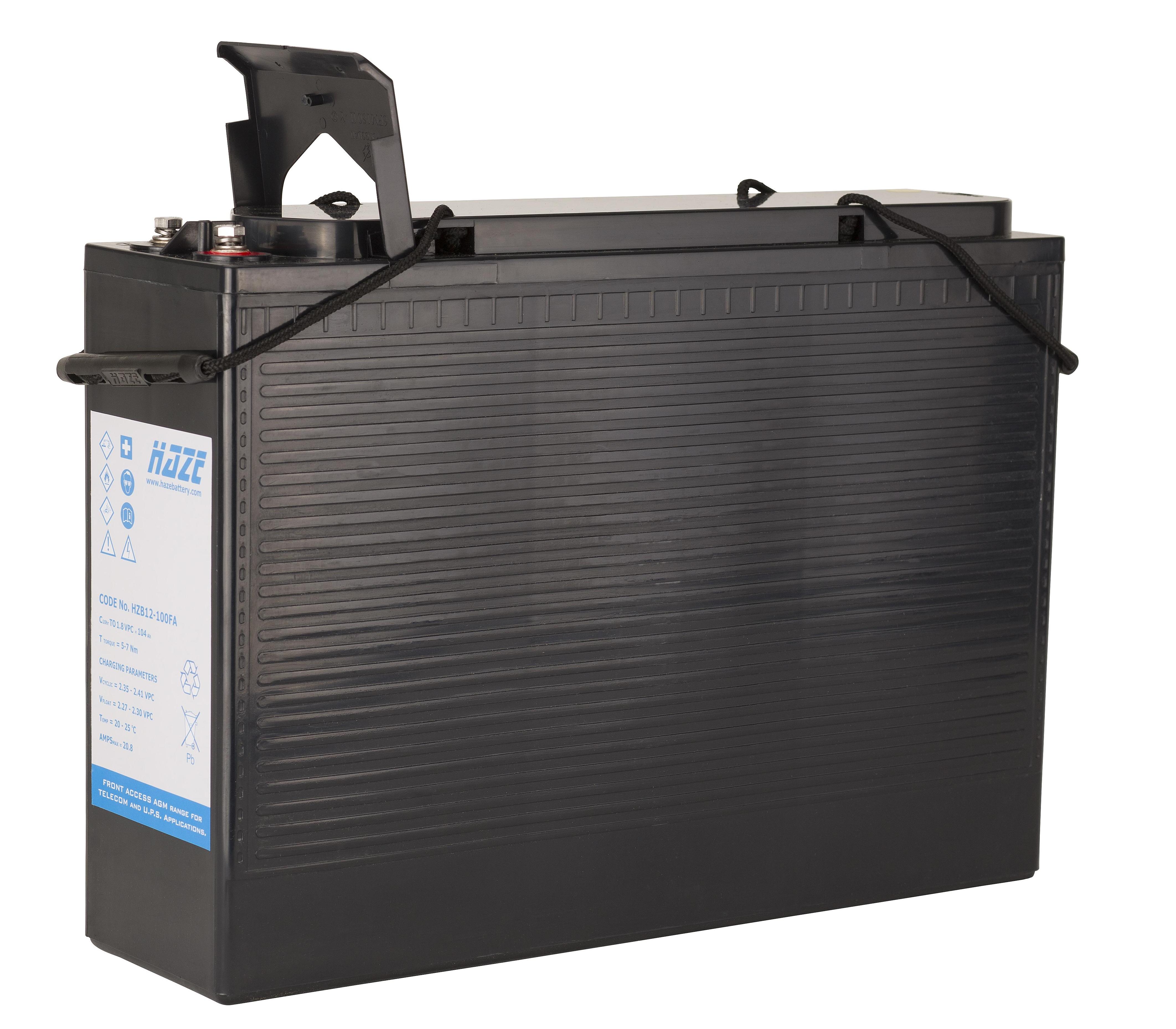 HAZE HZB12-100FA 12V 100AH FRONT ACCESS M6 INSERT